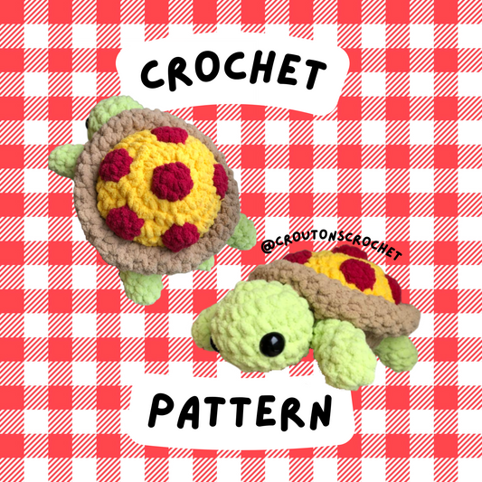 Pizza Turtle Crochet Pattern