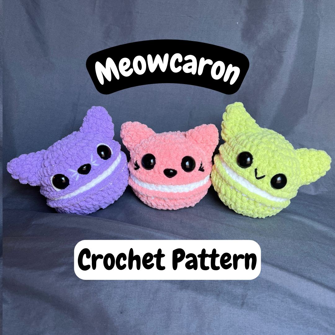 Meowcaron Crochet Pattern Crouton's Crochet