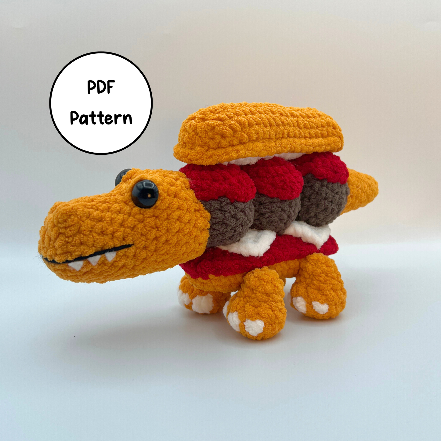 Meatball Subodile Crochet Pattern [PDF FILE]