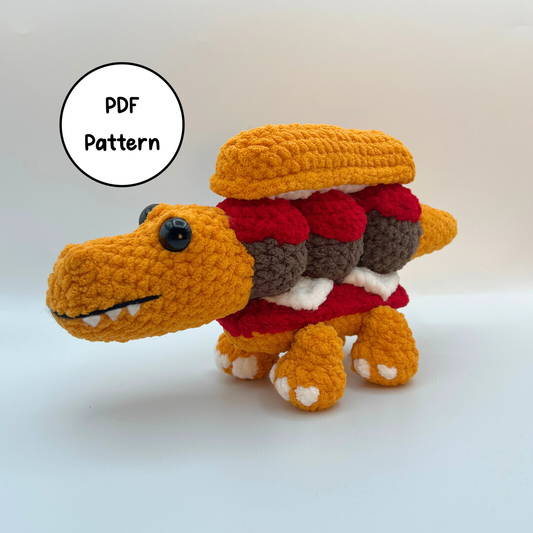 Meatball Subodile Crochet Pattern [PDF FILE]