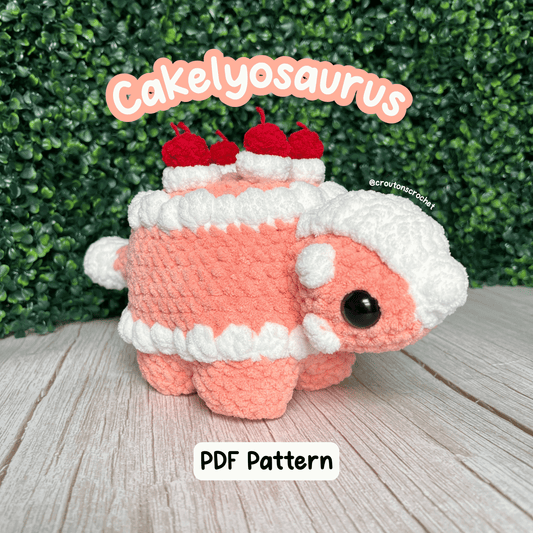 Dessert Dinosaurs Crochet Pattern Bundle [PDF FILE]