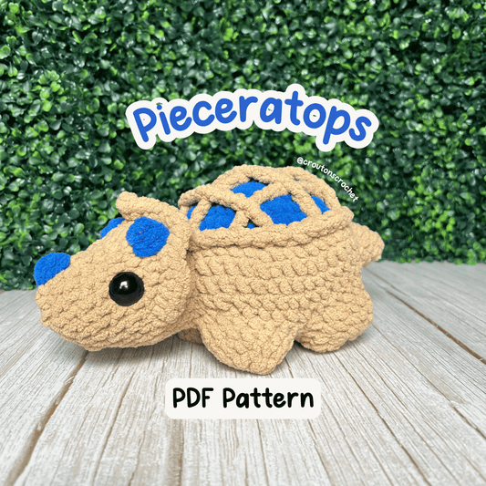 Pieceratops Crochet Pattern [PDF FILE]