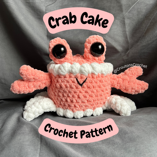Crab Cake Crochet Pattern PDF