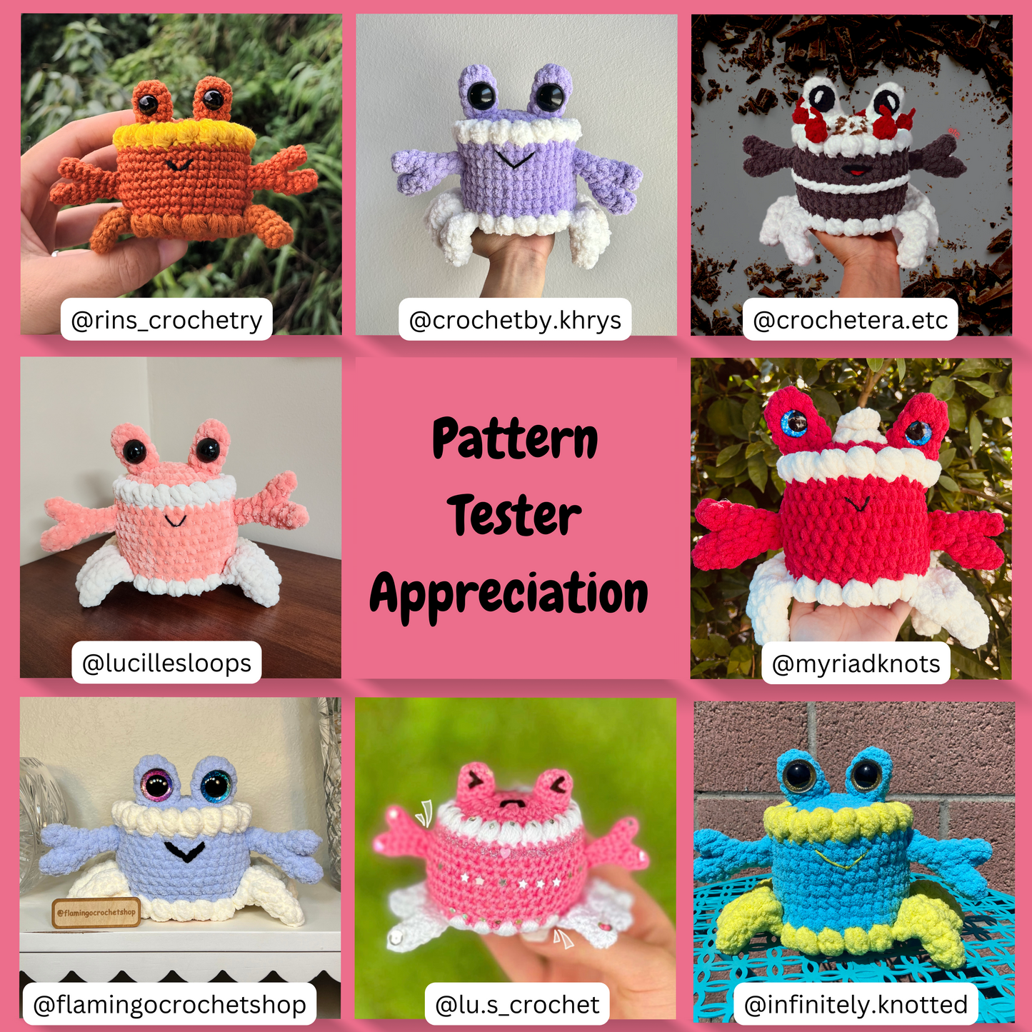 Crab Cake Crochet Pattern [PDF FILE]