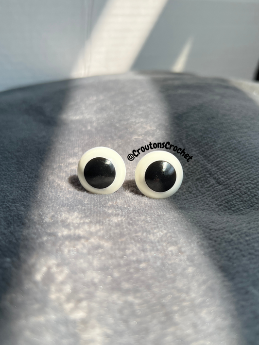 20mm Glossy Derp Safety Eyes (with washers)