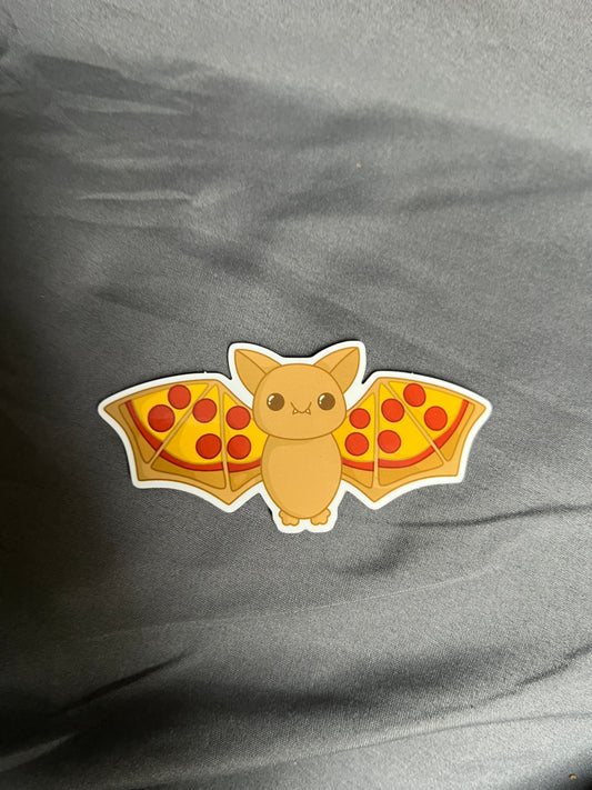 Pizza Bat Sticker