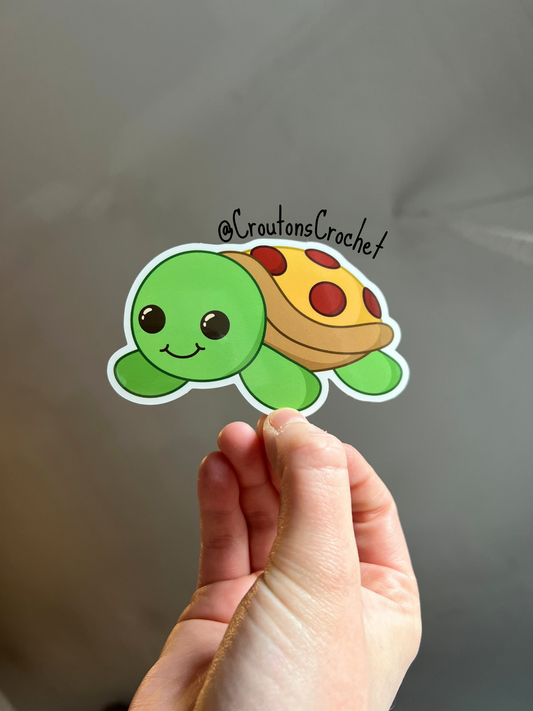 Pizza Turtle Sticker