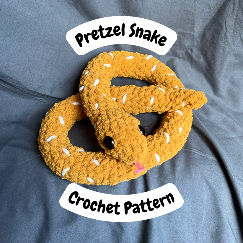 Pretzel Snake Crochet Pattern PDF FILE Crouton #39 s Crochet