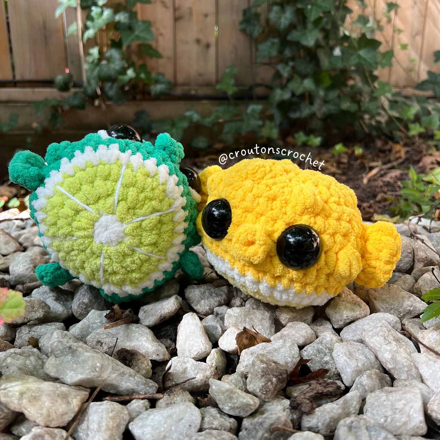 Puckerfish Crochet Pattern (Citrus Pufferfish) [PDF FILE]