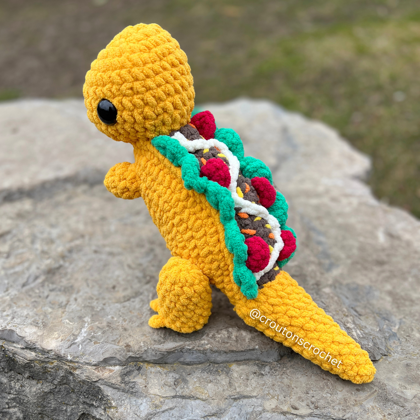Taco-Rex Crochet Pattern PDF