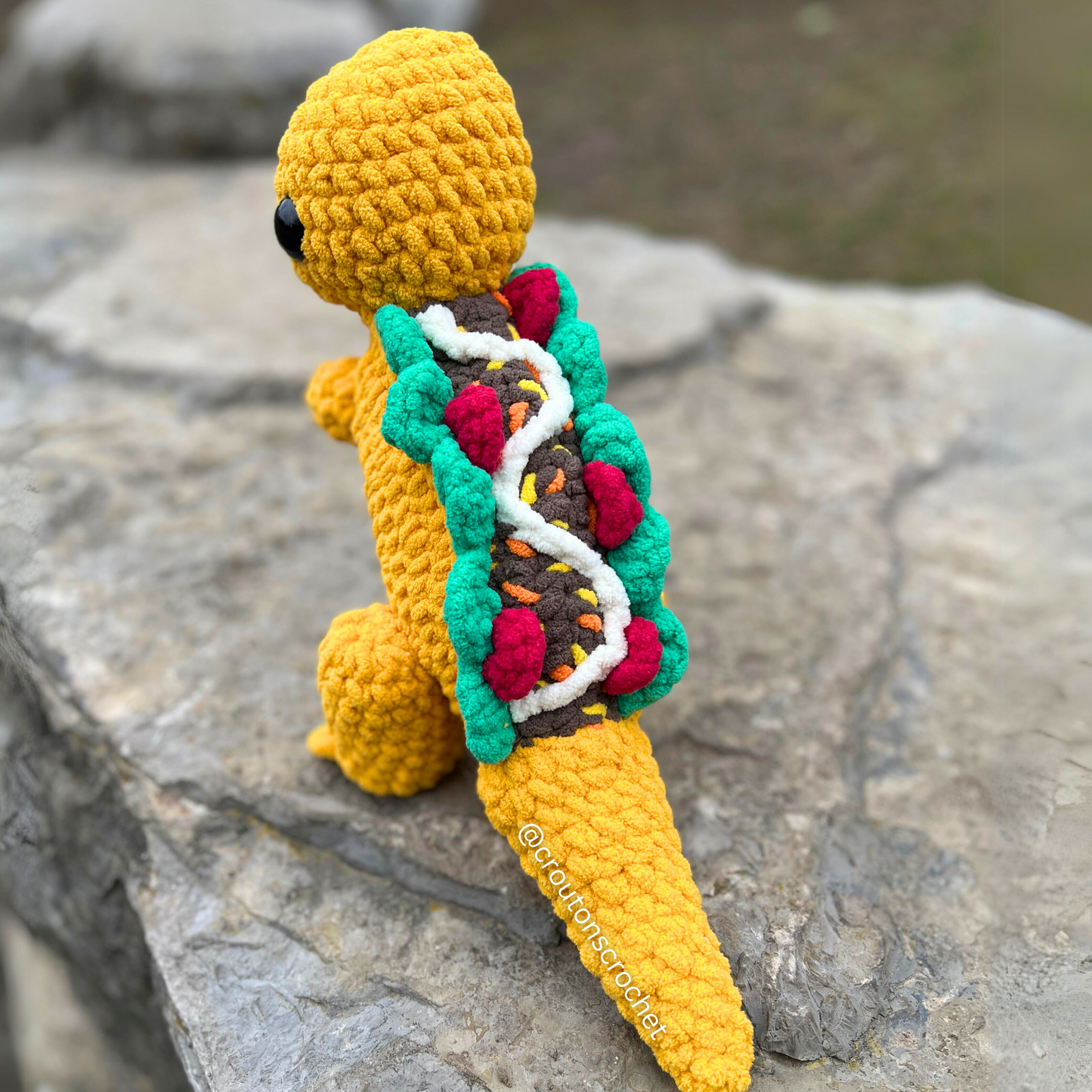 Taco-Rex Crochet Pattern [PDF FILE]