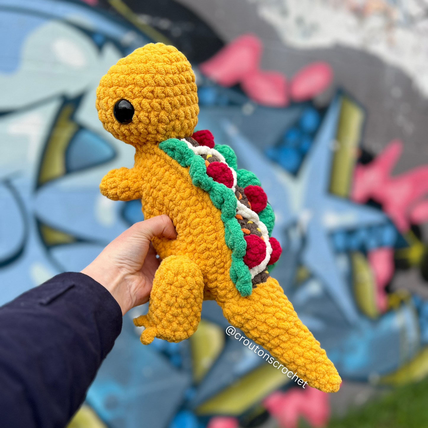 Taco-Rex Crochet Pattern [PDF FILE]
