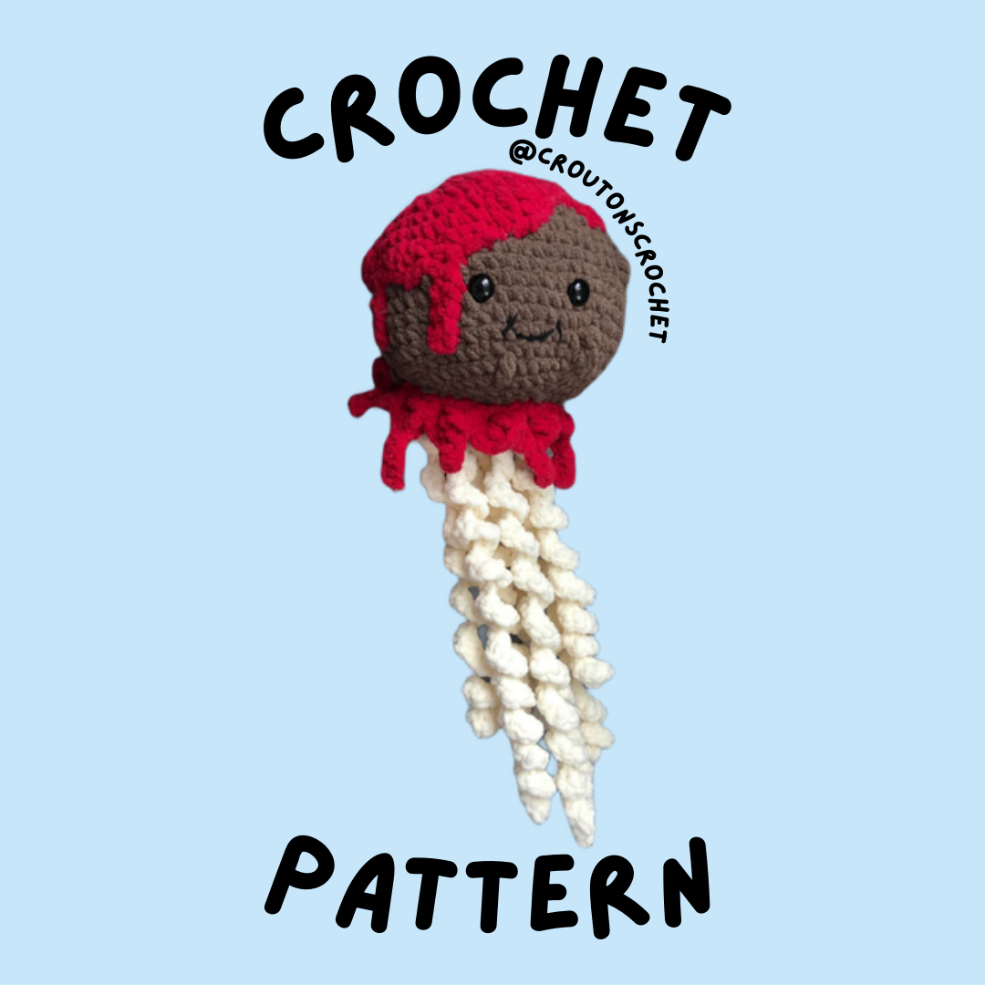 Crochetti Meatball Jellyfish Crochet Pattern [PDF FILE]