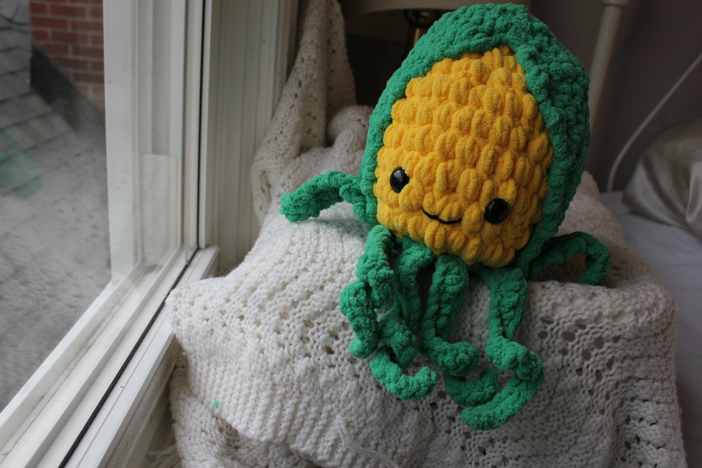Butters the Corn Squid Crochet Pattern [PDF FILE]