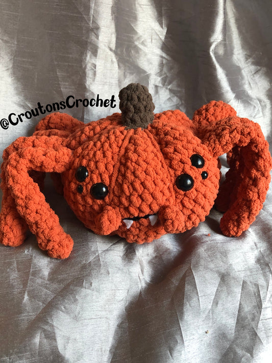 Pumpkin Spider Stuffed Animal