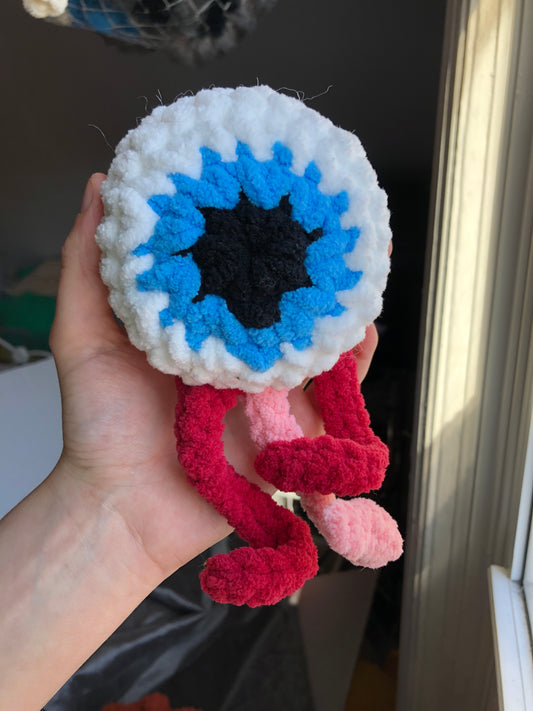 2 in 1 Eyeball Jellyfish Crochet Pattern [PDF FILE]