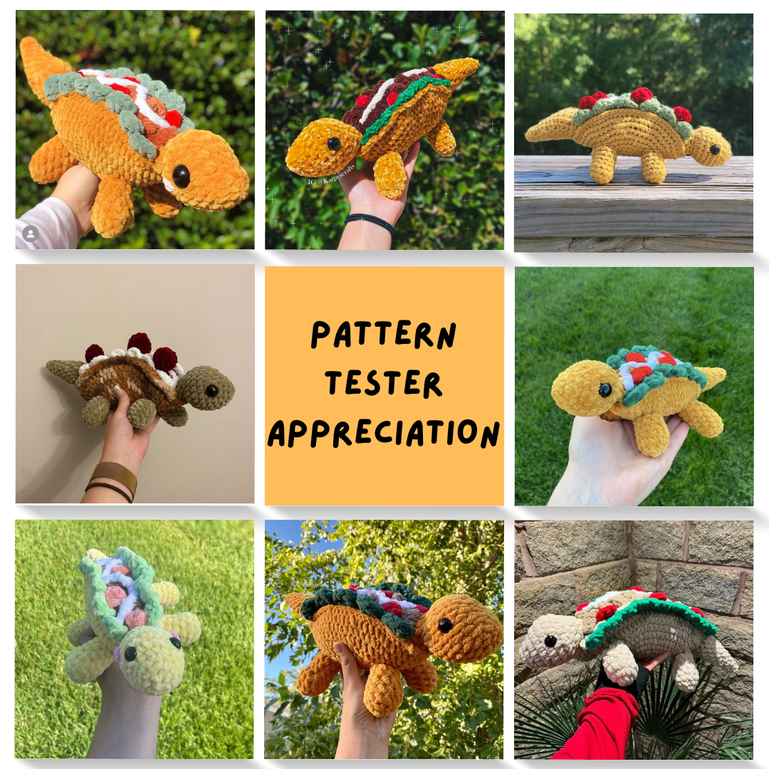 Tacosaurus Crochet Pattern [PDF FILE]